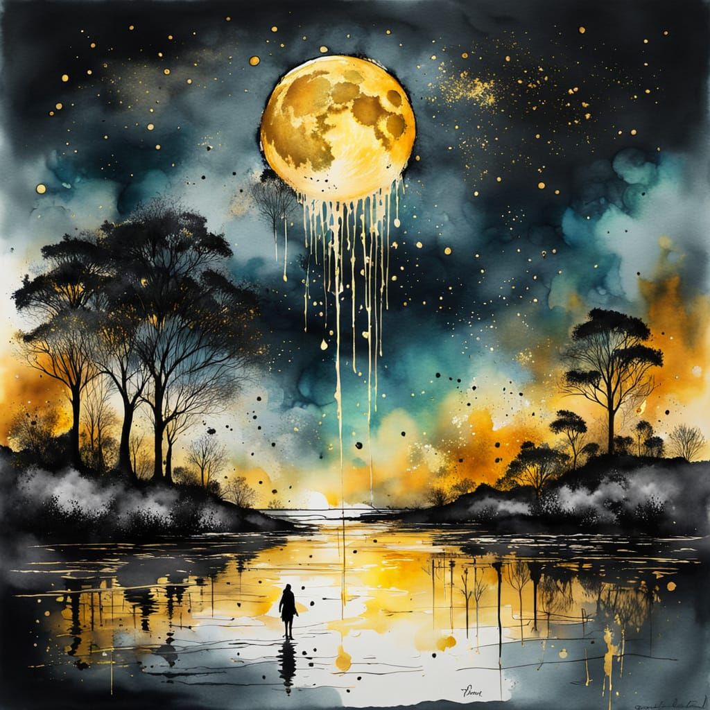 Backlit by the Moon  by @ZebraOcean