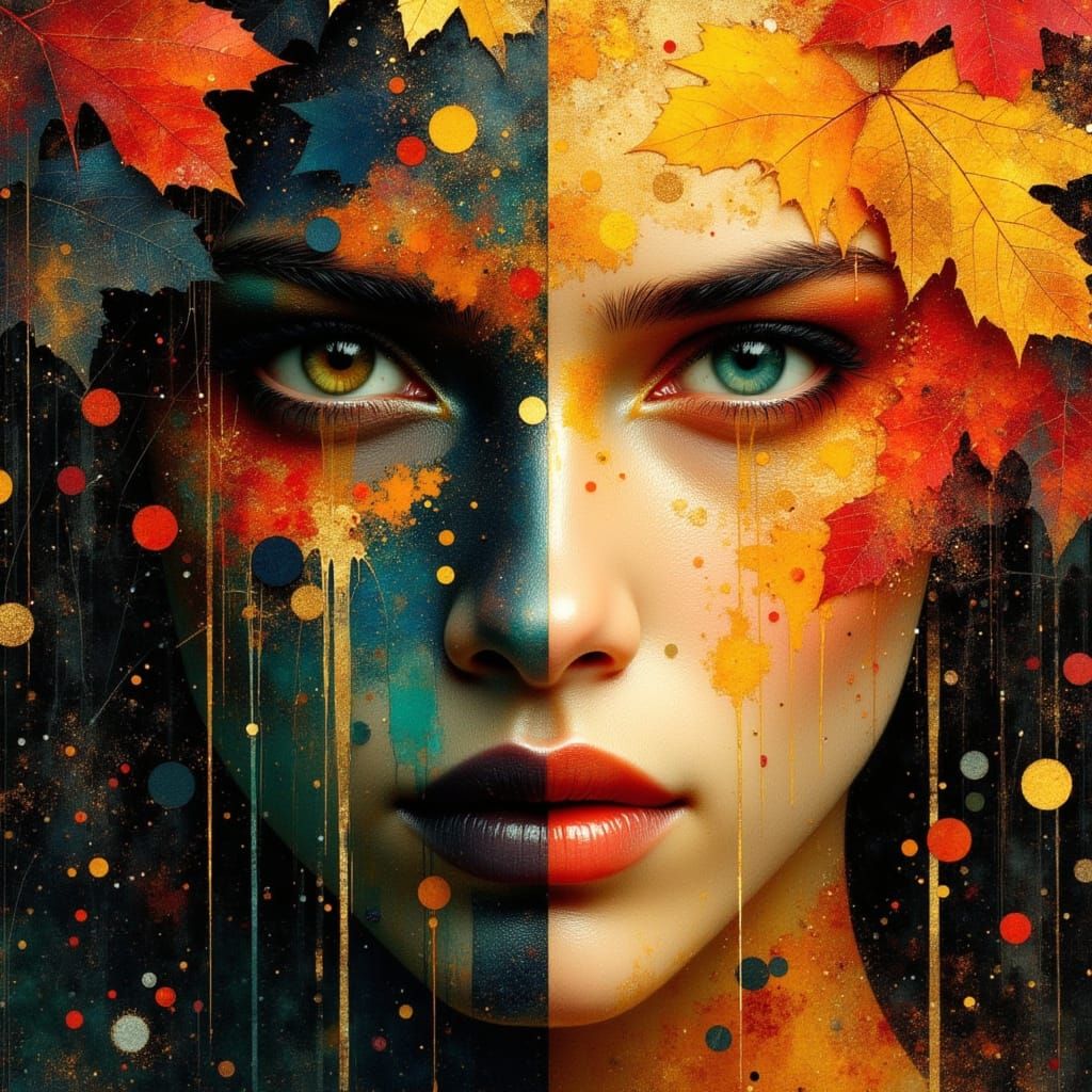 Amber and Teal  by @Lore 