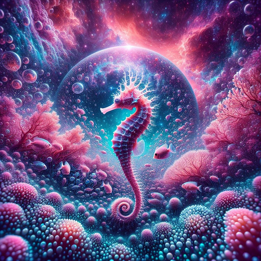 Pink coral paradise (Seriatopora hystrix)   by @Johanna