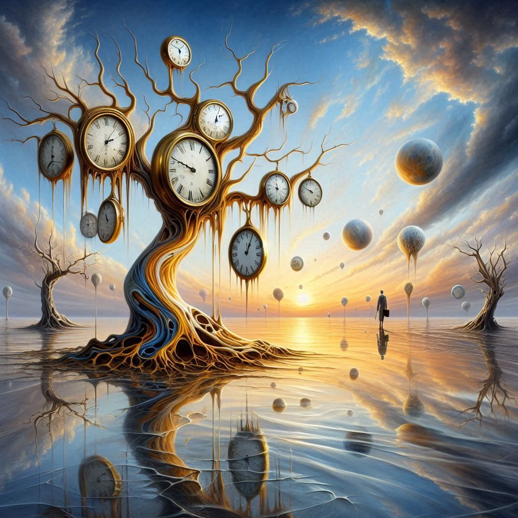 Dali's Dream of Time (Inspired by Salvador Dali)