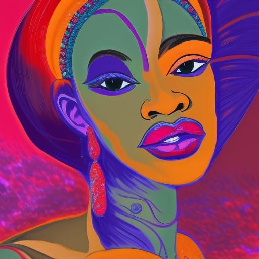 African Queen #33 - AI Generated Artwork - NightCafe Creator