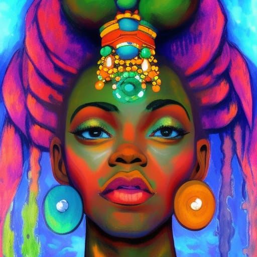 African Queen #22 - AI Generated Artwork - NightCafe Creator