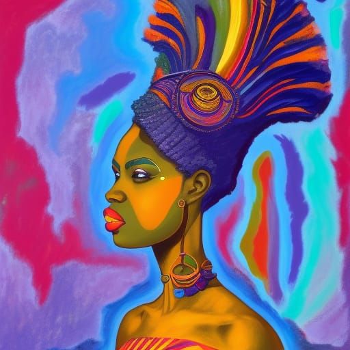 African Queen #26 - AI Generated Artwork - NightCafe Creator