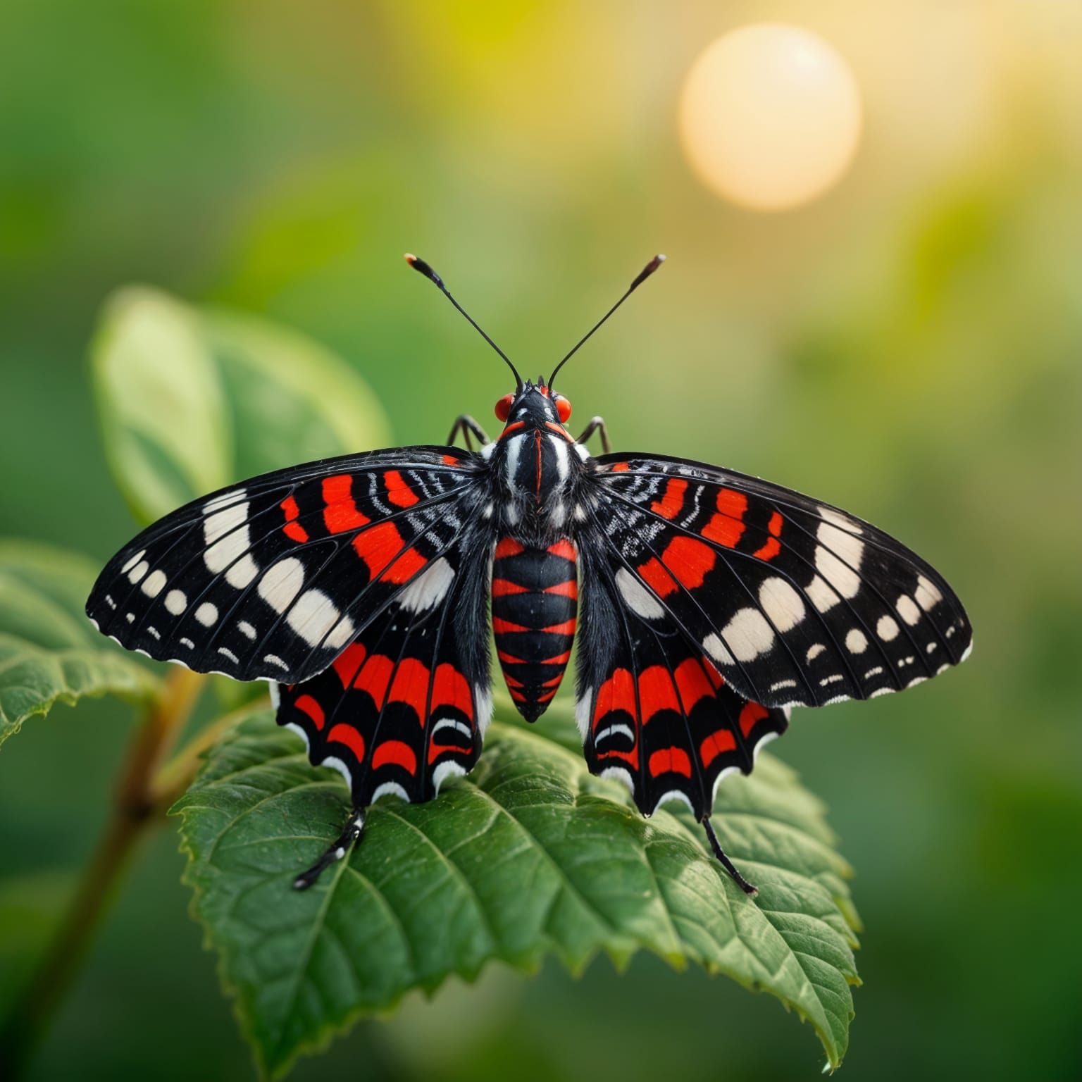 an 8k photorealistic macro image of a Spotted lanternfly  by @ArdRi6