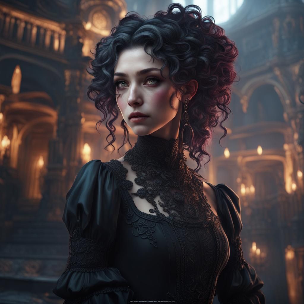 Goth Girl Ringlets