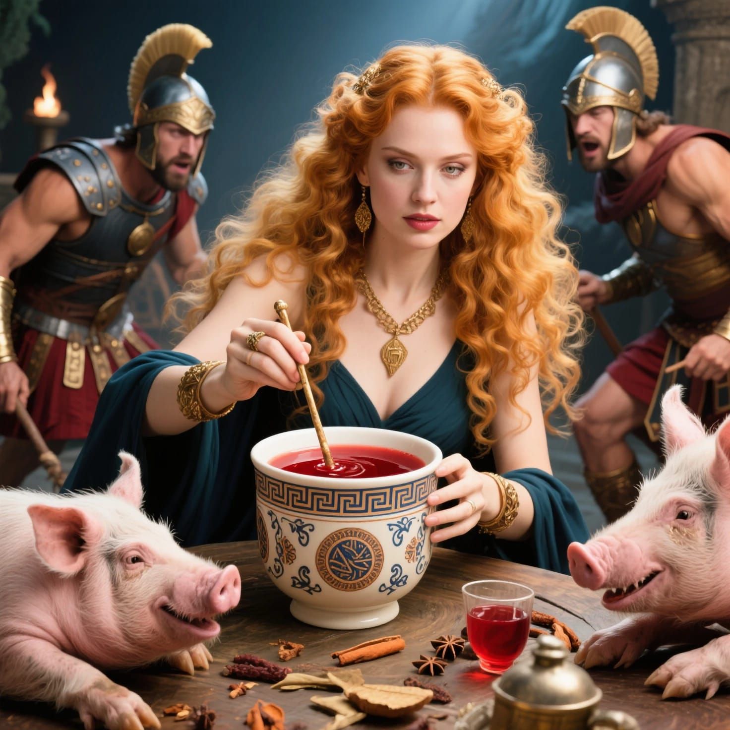 Circe, the Swine and Cinnamon Wine