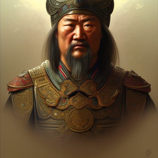 On Meeting Genghis Khan - AI Generated Artwork - NightCafe Creator