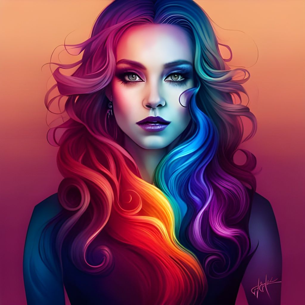 Pride Model 🌈 - AI Generated Artwork - NightCafe Creator