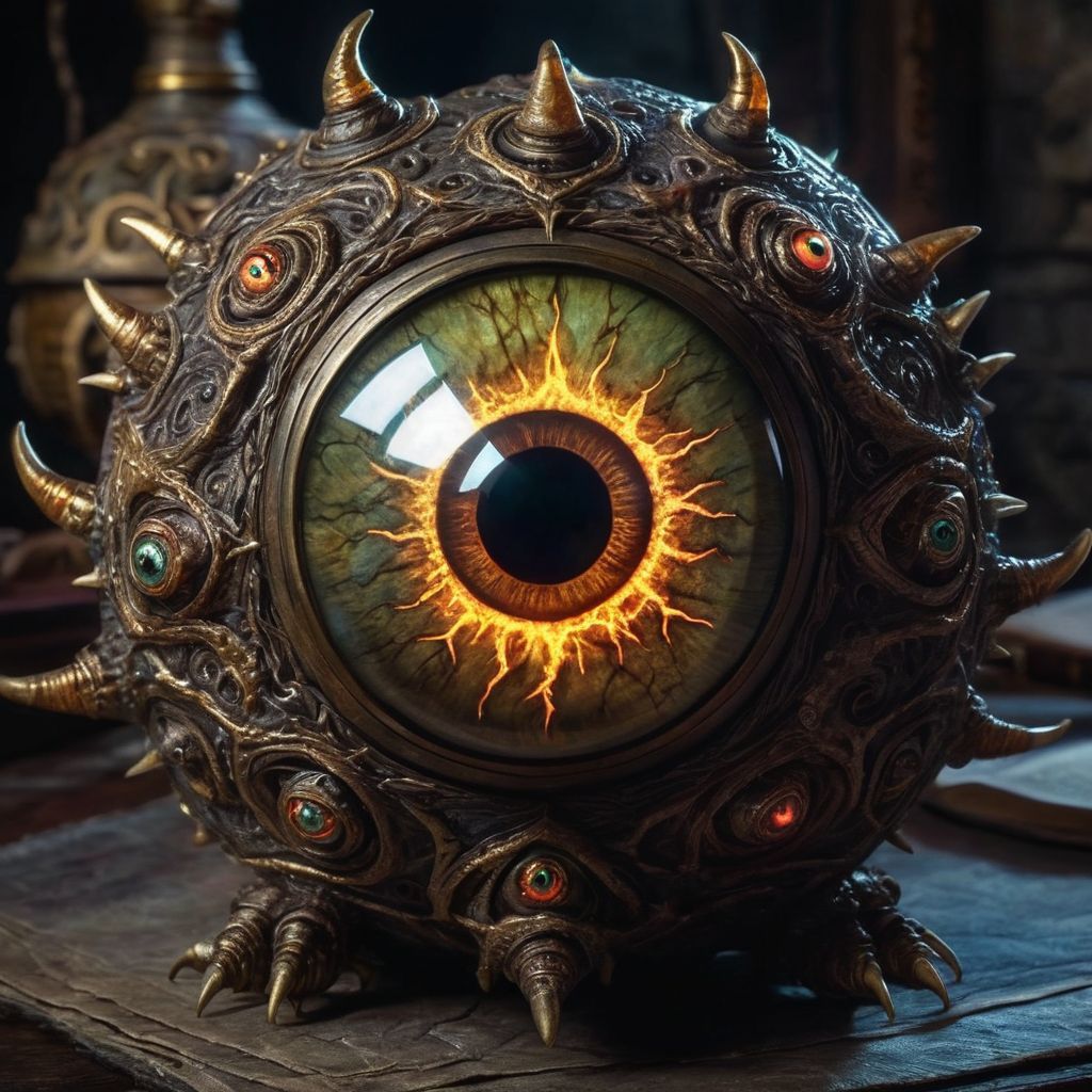 Nightmare fuel creations of  xanathar the beholder