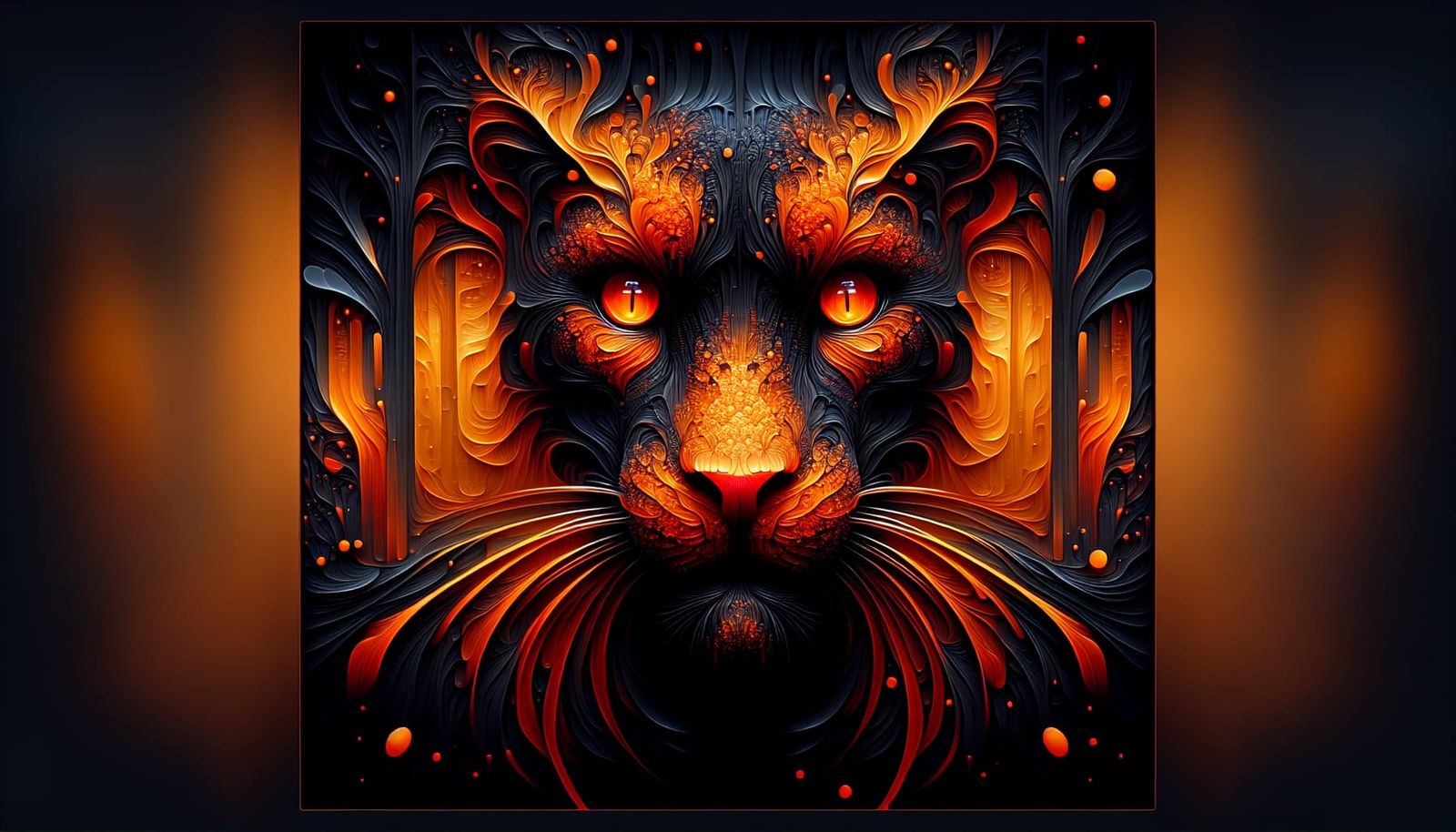 The Feline Portrait 🖼️😼
