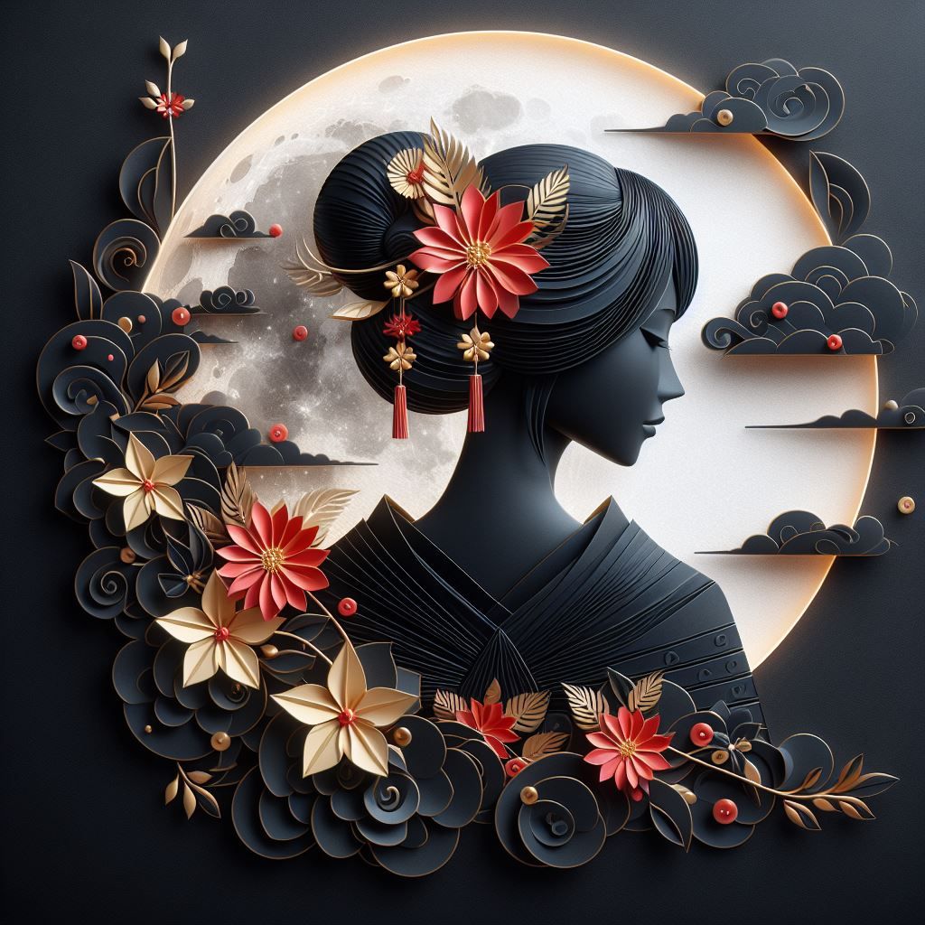 A Woman - Paper Art