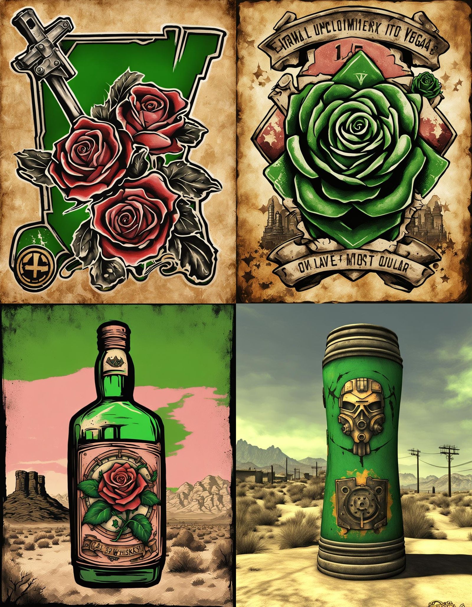 Xbox360 Fallout New Vegas Tattoo. Cass (Whiskey Rose) at Unification ...