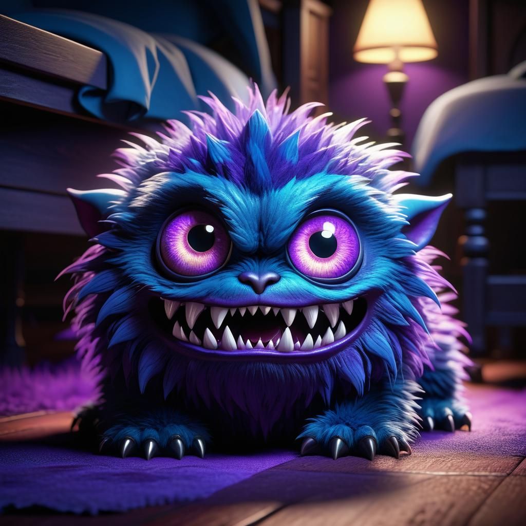  monster under my bed  by @Espinado 