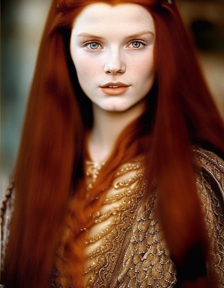 Beautiful Medieval Redhead Ai Generated Artwork Nightcafe Creator 5044