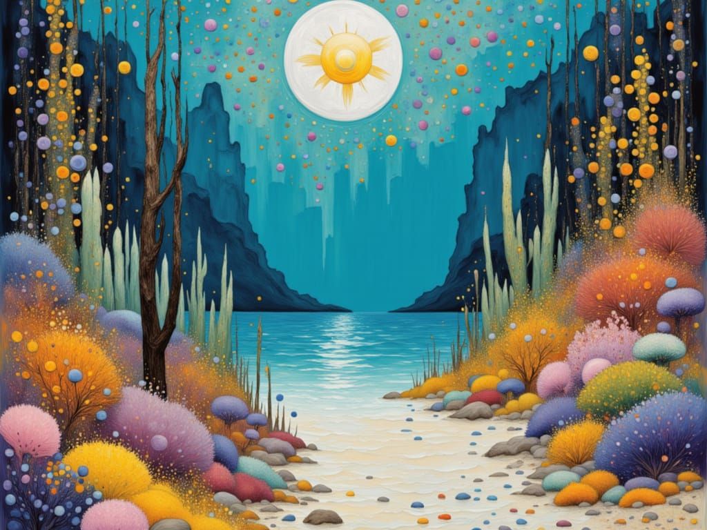 <lora:SUN MOON SCAPE:1.0> HORIZONTAL-DIAGONAL-VERTICAL-HORIZONTAL-VERTICAL, CLOSER-CLOSE-UP, IT CAN BE SEEN VISIBLE-VISUALIZED-THE-GIANT-opa...