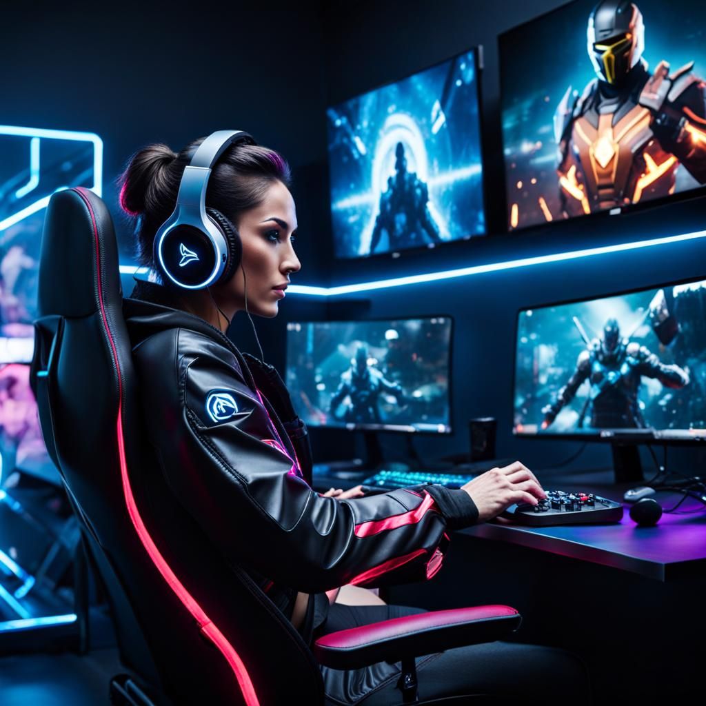 Gaming with Style  by @Angel