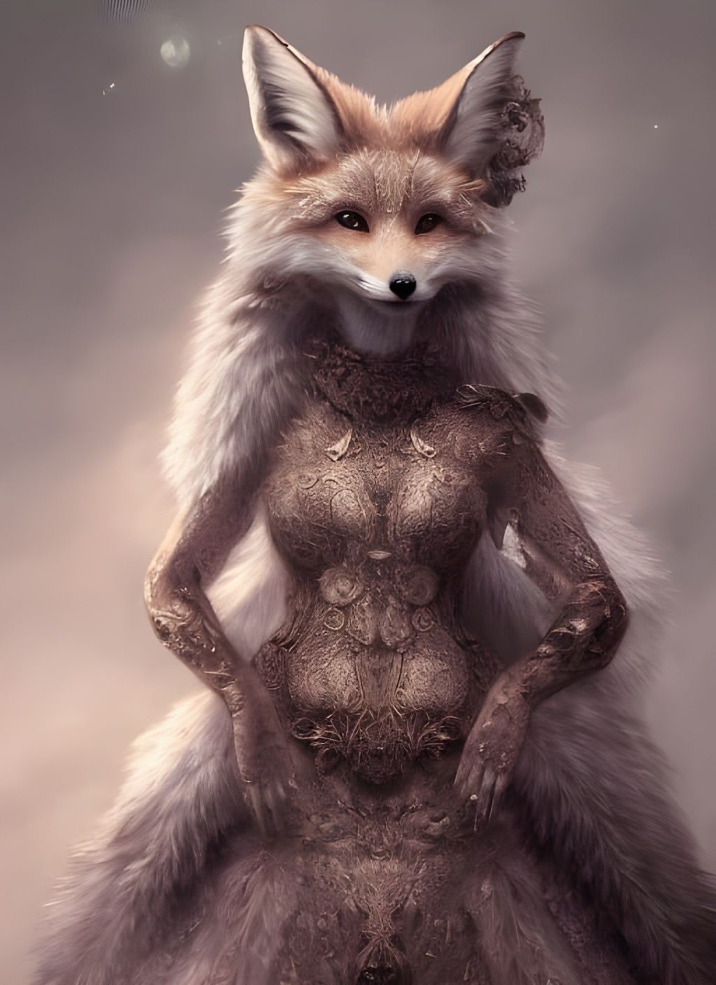 Miss Fox - AI Generated Artwork - NightCafe Creator