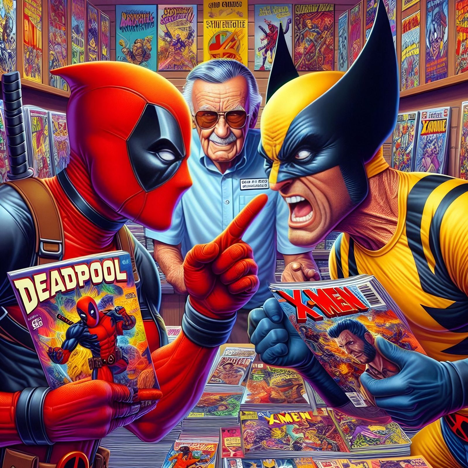 Deadpool vs Wolverine: Comic Clash