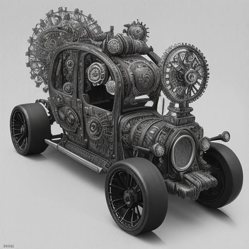 whimsical car - AI Generated Artwork - NightCafe Creator