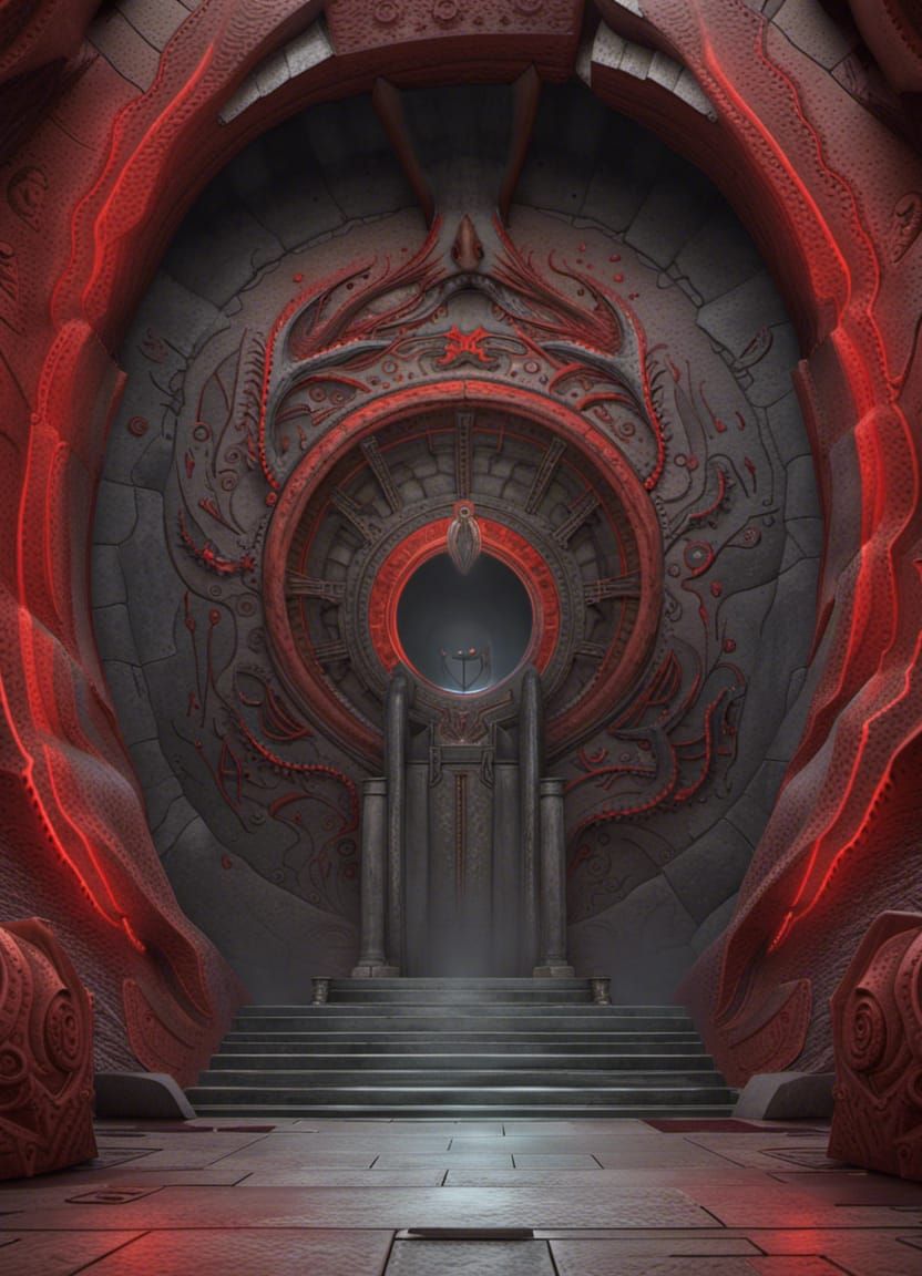 Ritual Chamber Entrance - AI Generated Artwork - NightCafe Creator