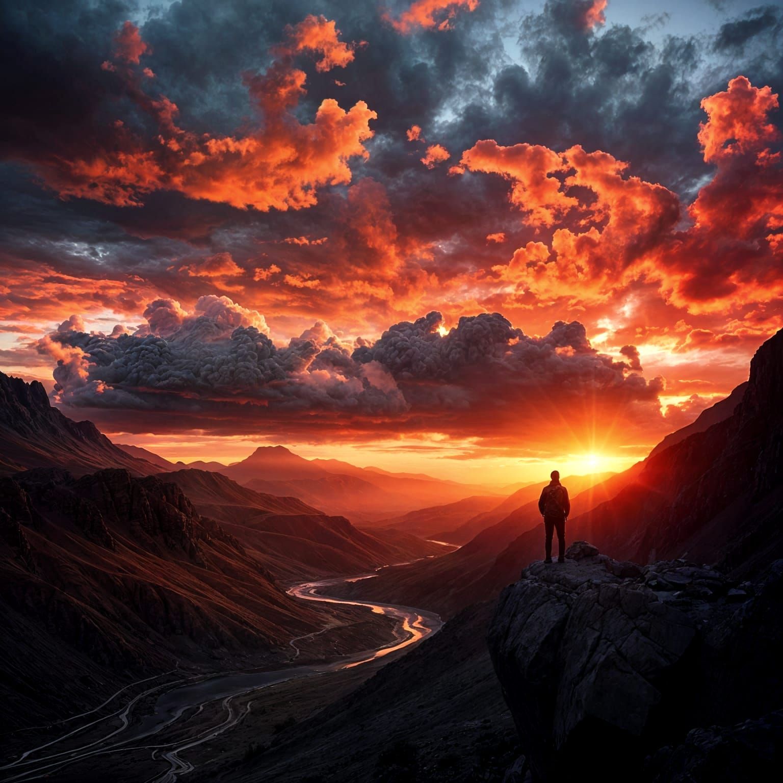 Dramatic sunset  (7 🤍)  by @argentino 