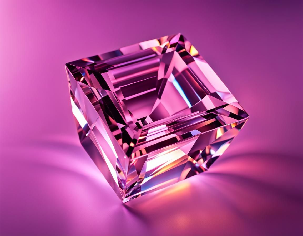 Cosmic Magenta Gem-Cube