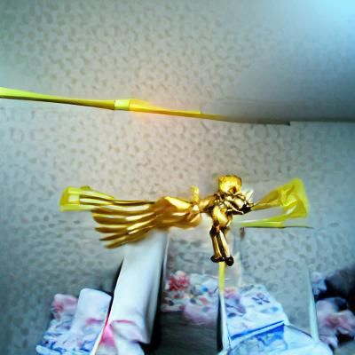 Anime Golden angel power bow and arrow