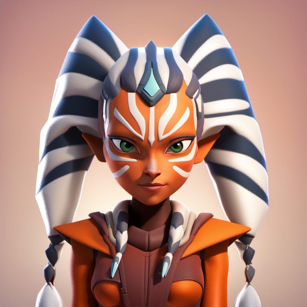 Ahsoka Tano Youngling Concept AI Generated Artwork NightCafe Creator