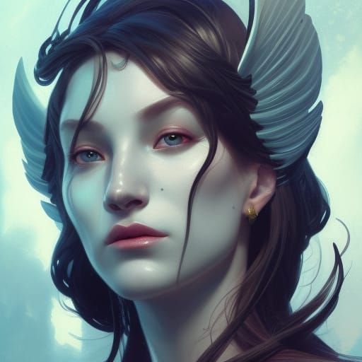 Nemesis, goddess of revenge - AI Generated Artwork