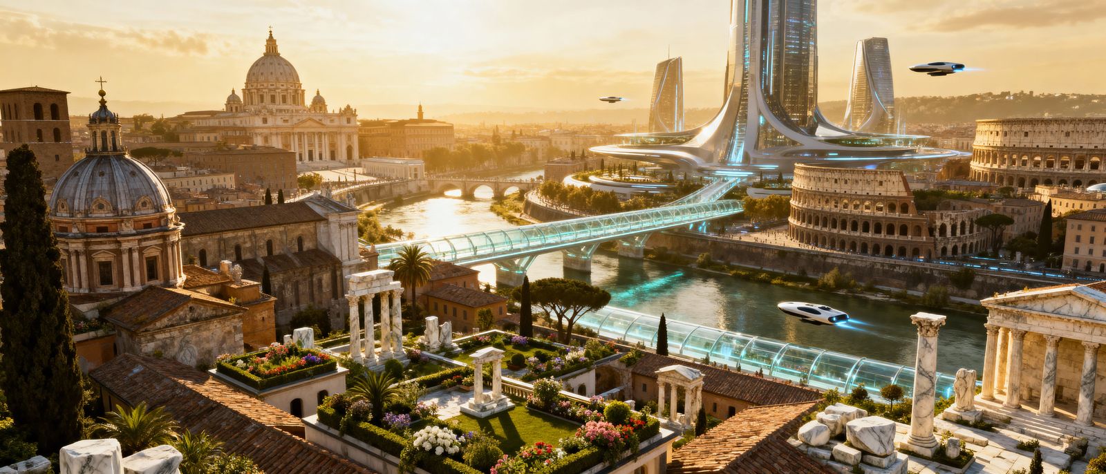 Rome in the year 2200  by @Ugy10