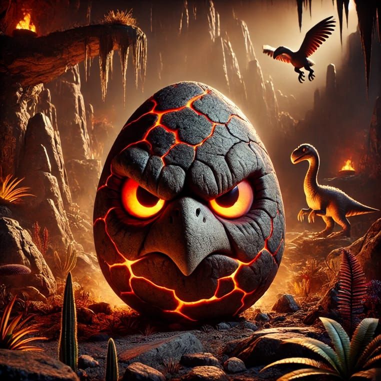 "Prehistoric Fury Egg"