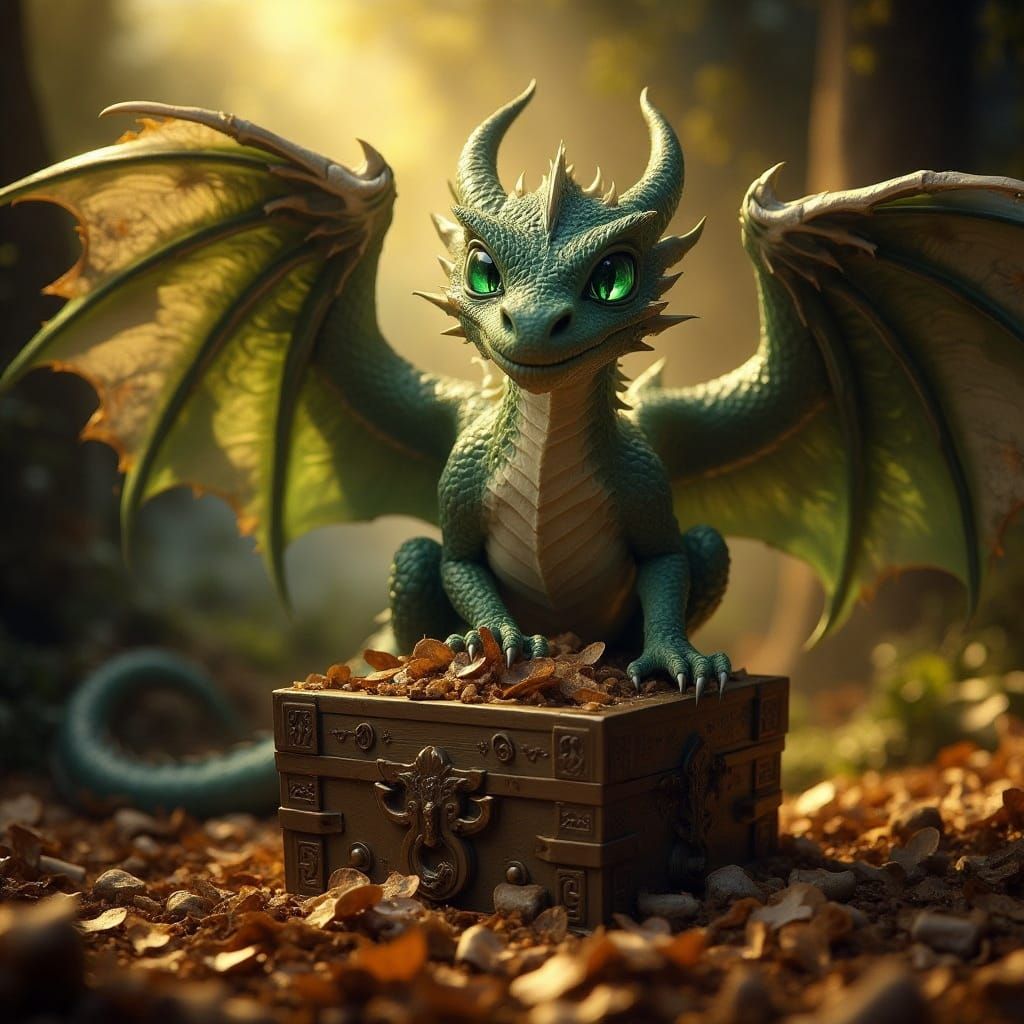 Dragon - guardian of the treasure