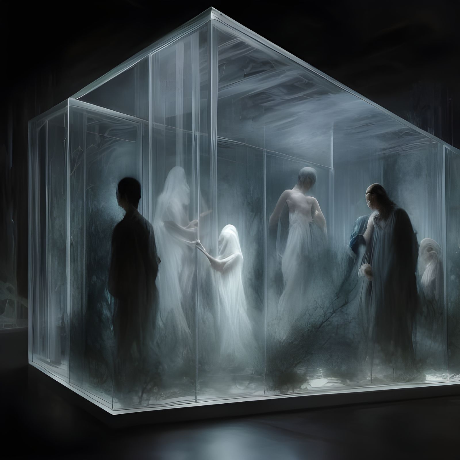 ghosts in a glass box  by @gullyDJ