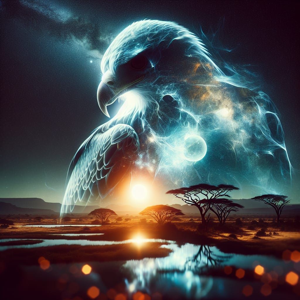 A stunning double exposure masterpiece from the brilliant trio of Andreas Lee, Bojan Jevtic, and Ashley ...  by @Nednut4362