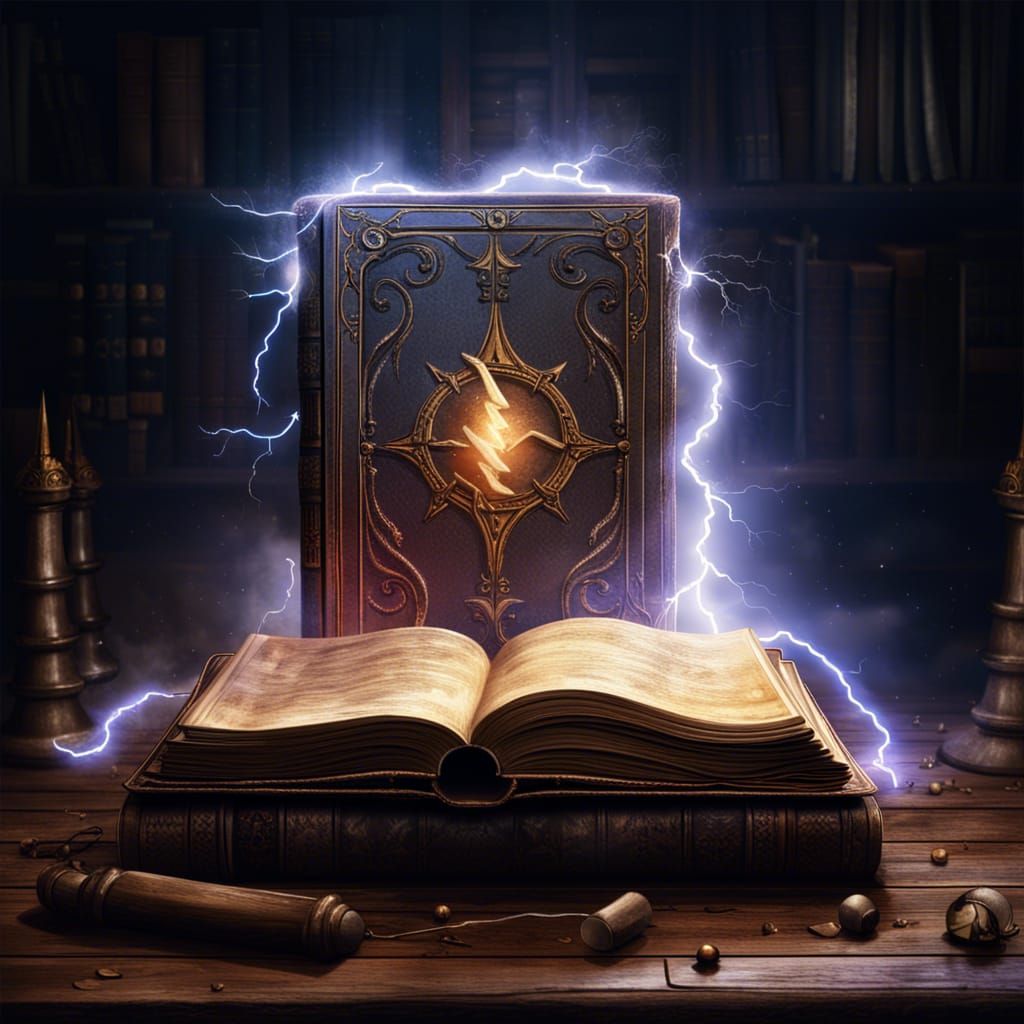 The Magical Spell Book - AI Generated Artwork - NightCafe Creator