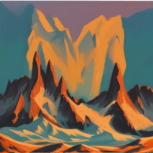 Sunrise over the mountains