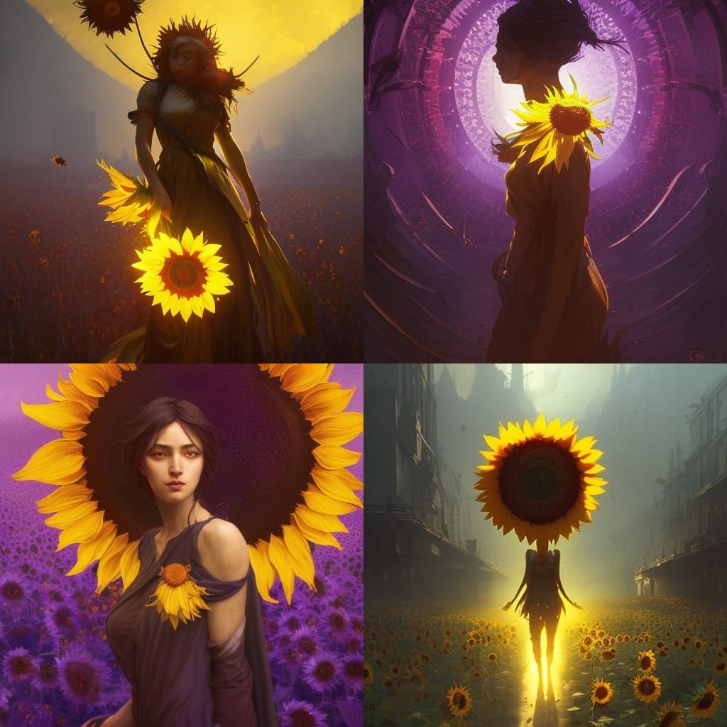 sunflower revolution - AI Generated Artwork - NightCafe Creator