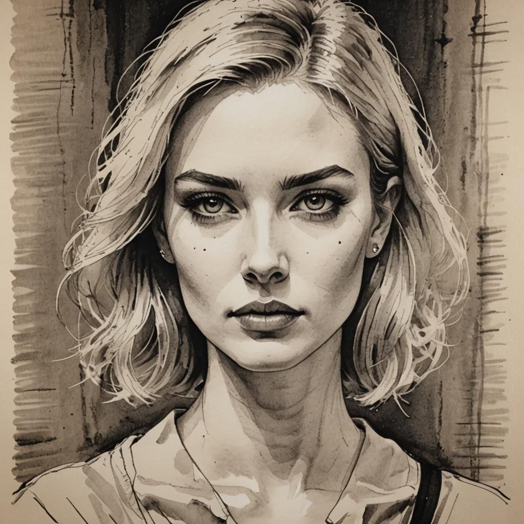 (oil painting blending style of hijabi overweight scarlett johannson, hijab), strict light_blue_hijab, no_hair, (scarlett johannson, hyperre...