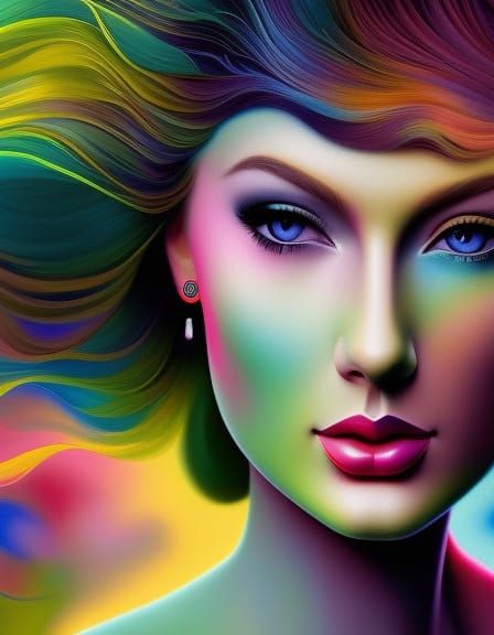 Portrait of Taylor Swift - AI Generated Artwork - NightCafe Creator