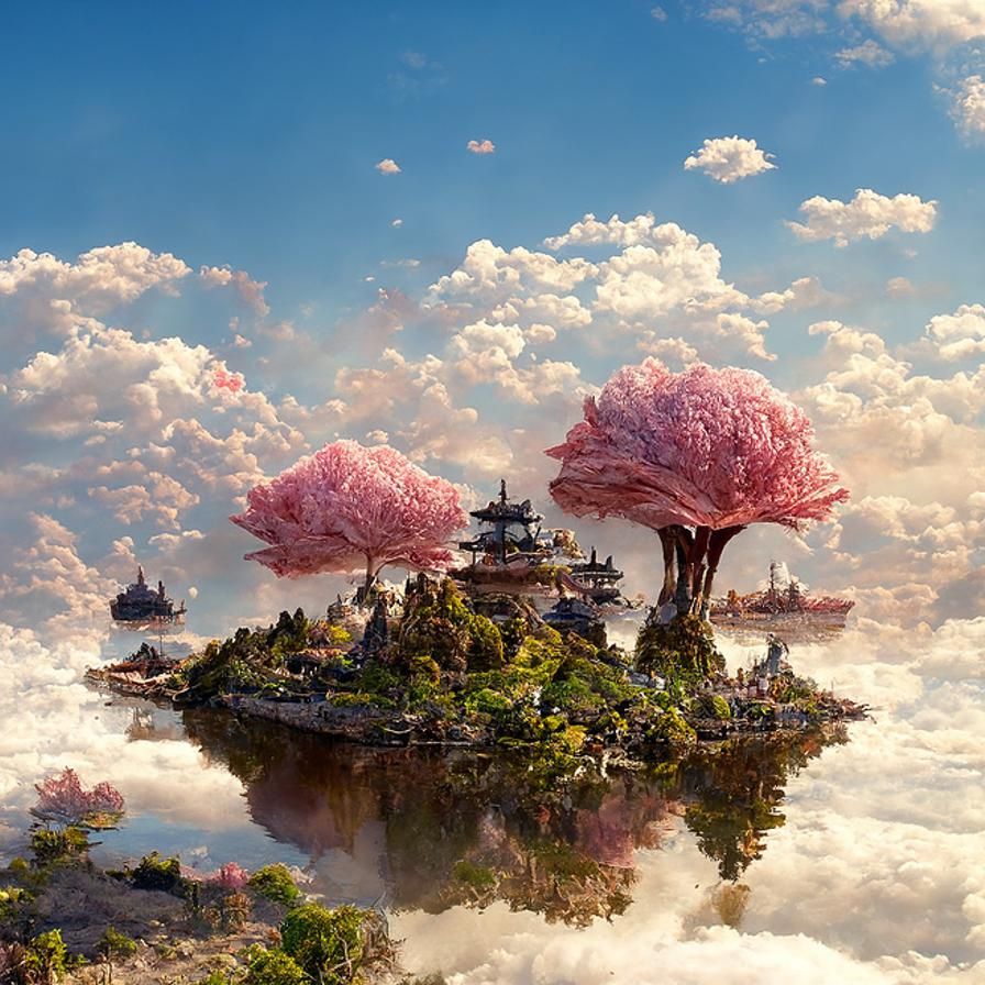 Floating Islands  by @LazyBones