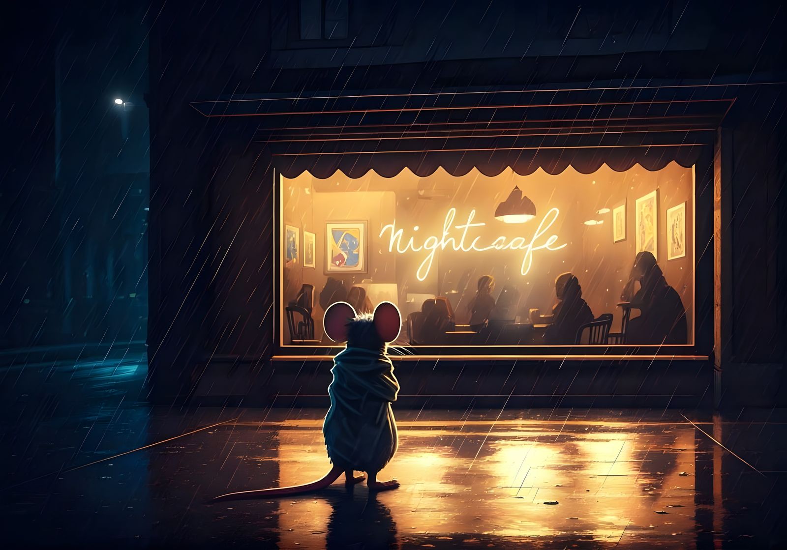 Nightcafe  by @Mangochango