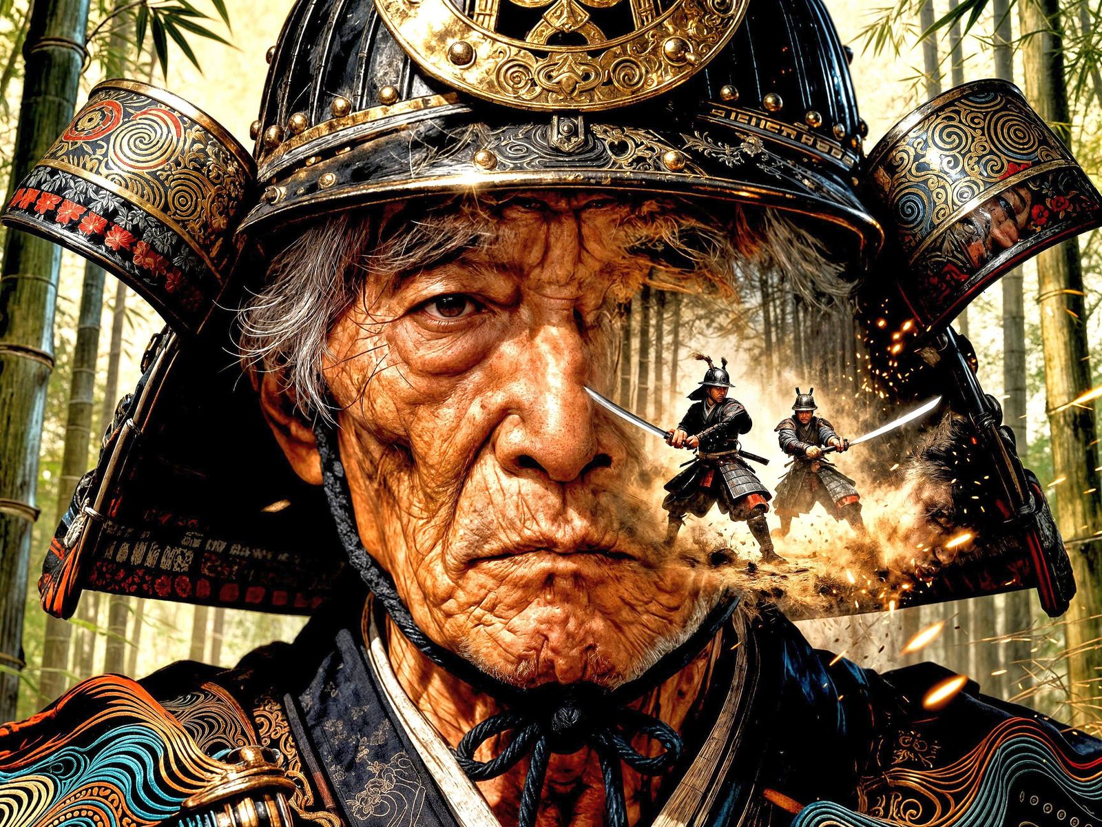 Memories of an Old Samurai.  by @Vinylrenen