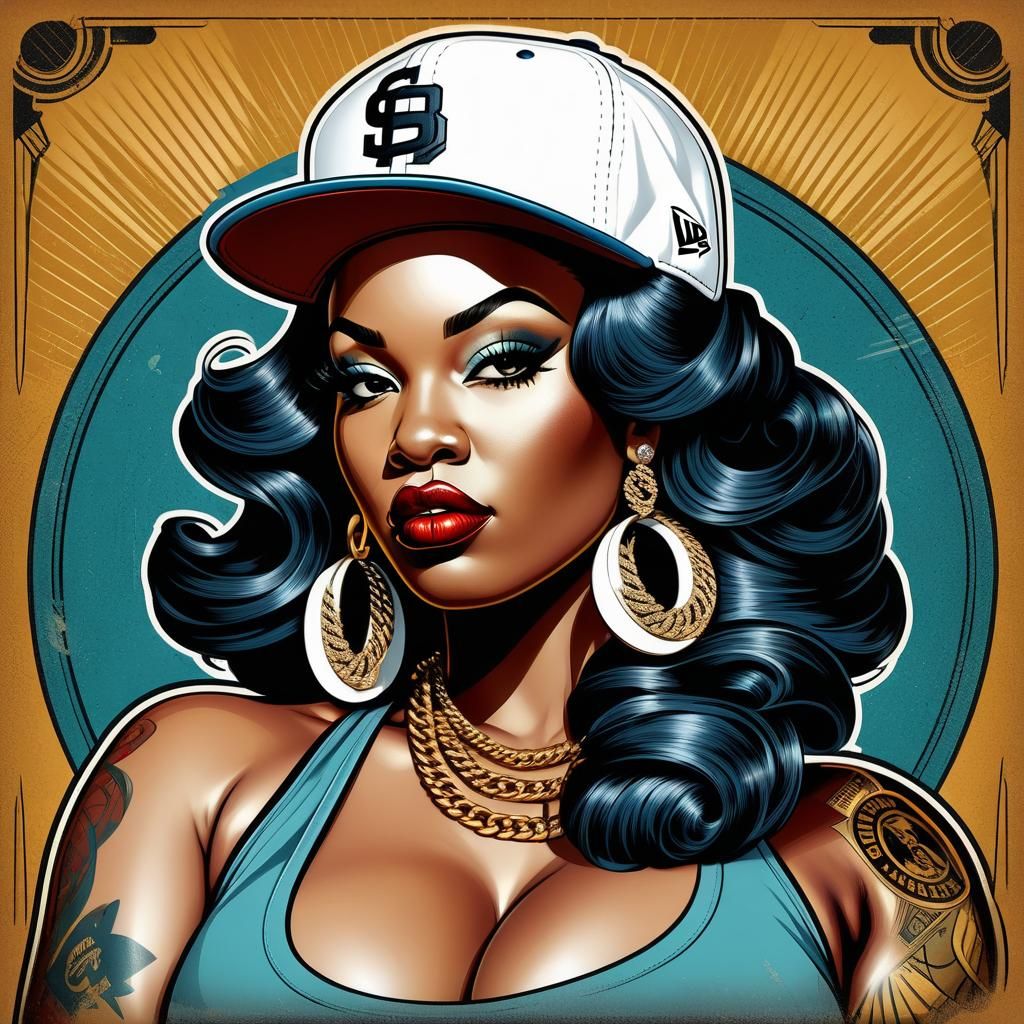 Hip Hop Pin-up