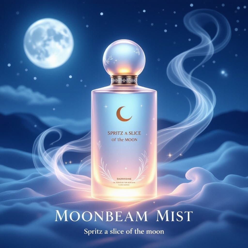 Moonbeam Mist: Spritz a slice of the moon" Ageless Beauty in a Bottle  by @KrisB