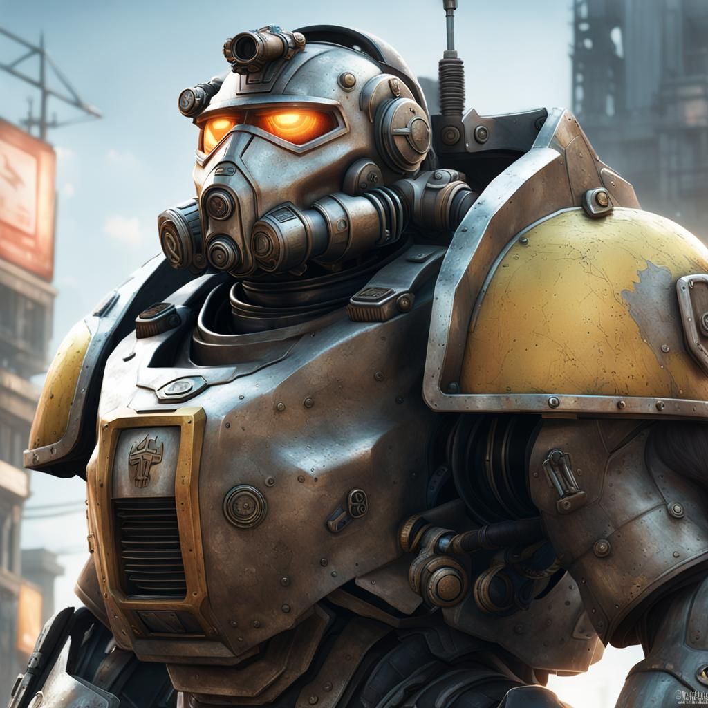 Power Armor Ai Generated Artwork Nightcafe Creator