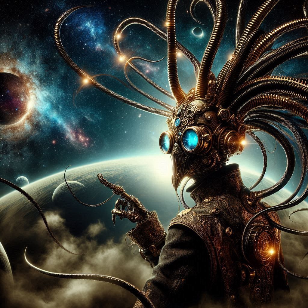 Steampunk alien