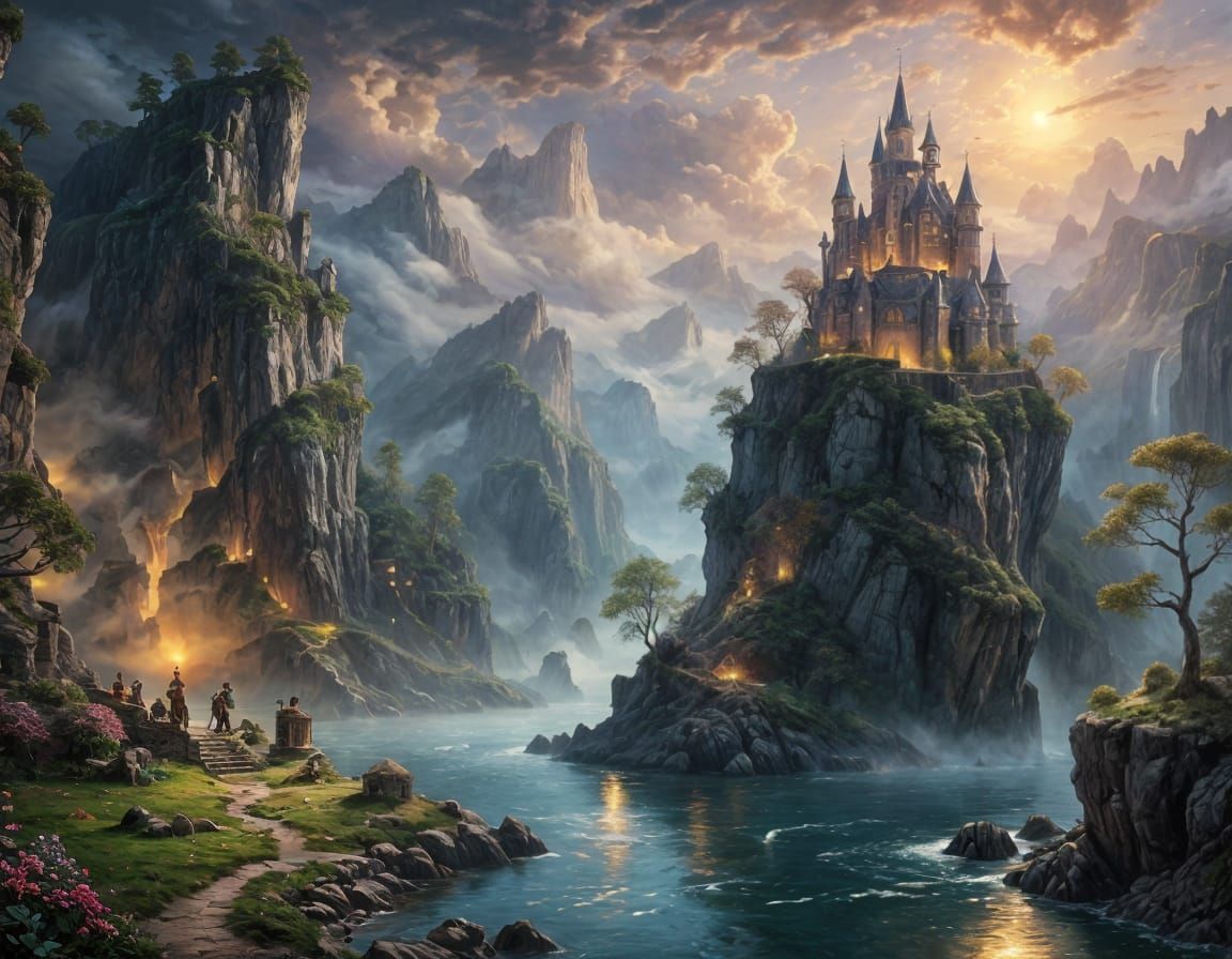 Clifftop Castle  by @tttggg