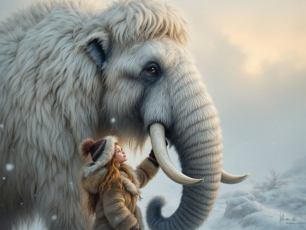 Close up of me and my mammoth friend – MI