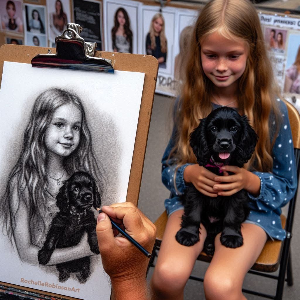 Mel and the Street Artist