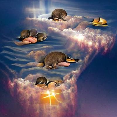 Platypuses in heaven